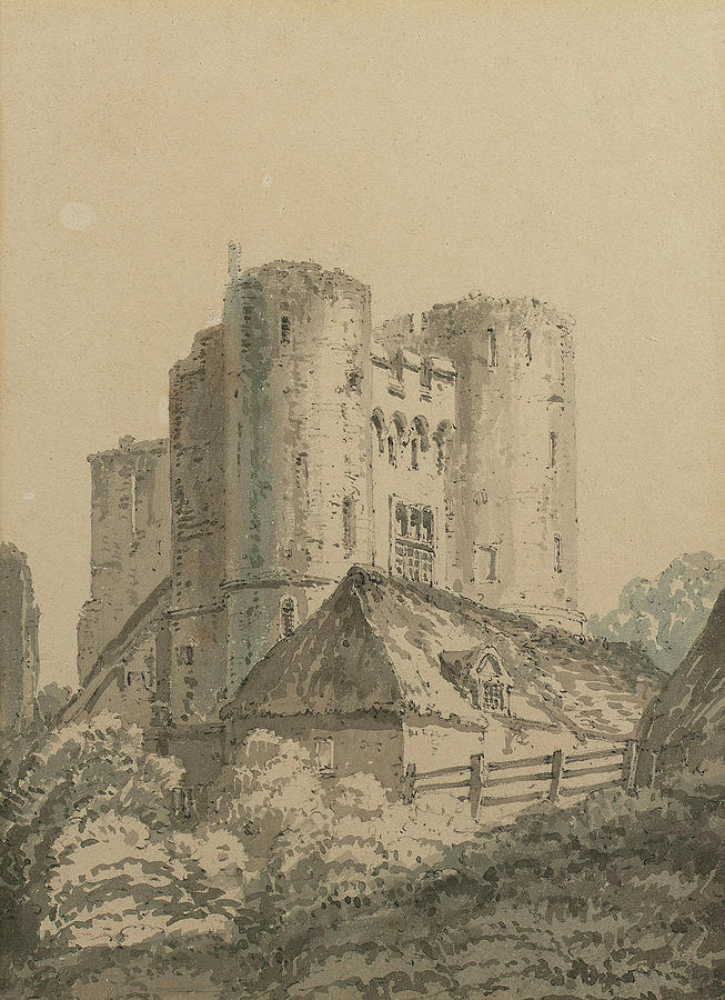 Saltwood Castle Hythe Kent by JMW Turner 1775 1851 Painting by Artistic Rifki