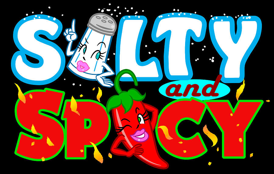 Salty and Spicy Mixed Media by J L Meadows
