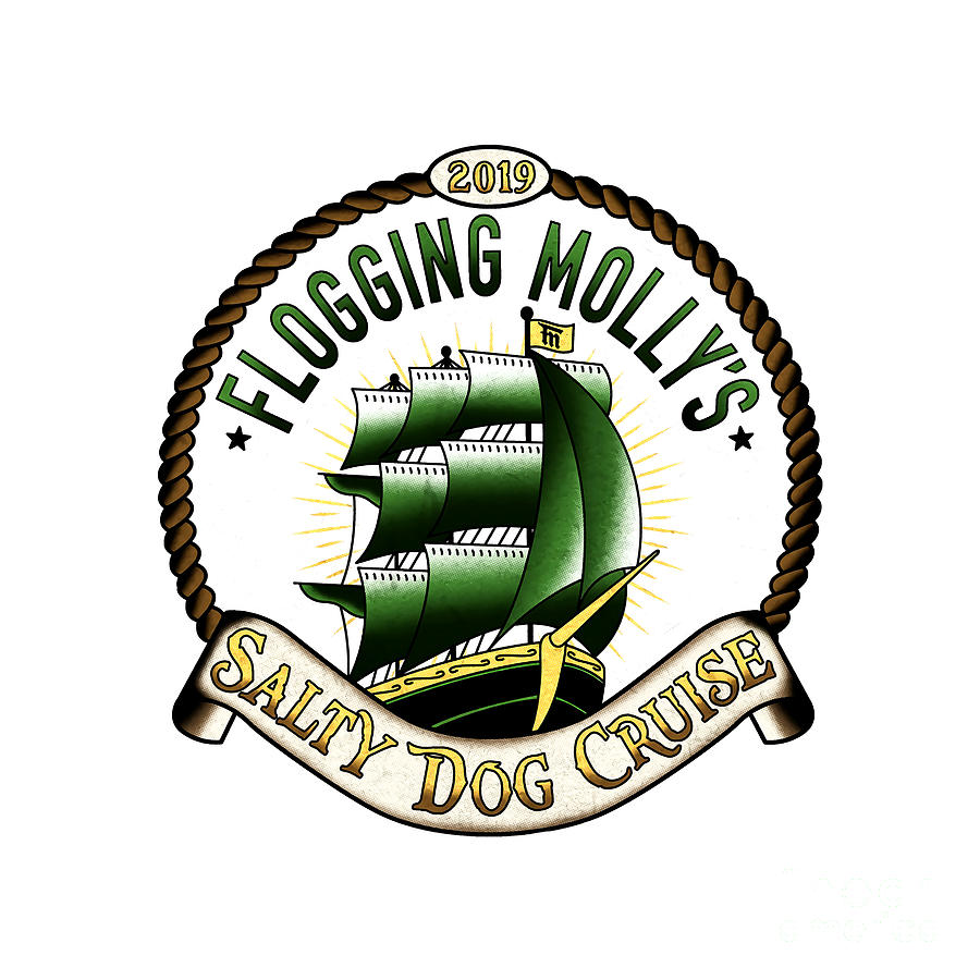 Salty Dog Cruise Flogging Molly Digital Art by Shauna M Davis - Fine ...