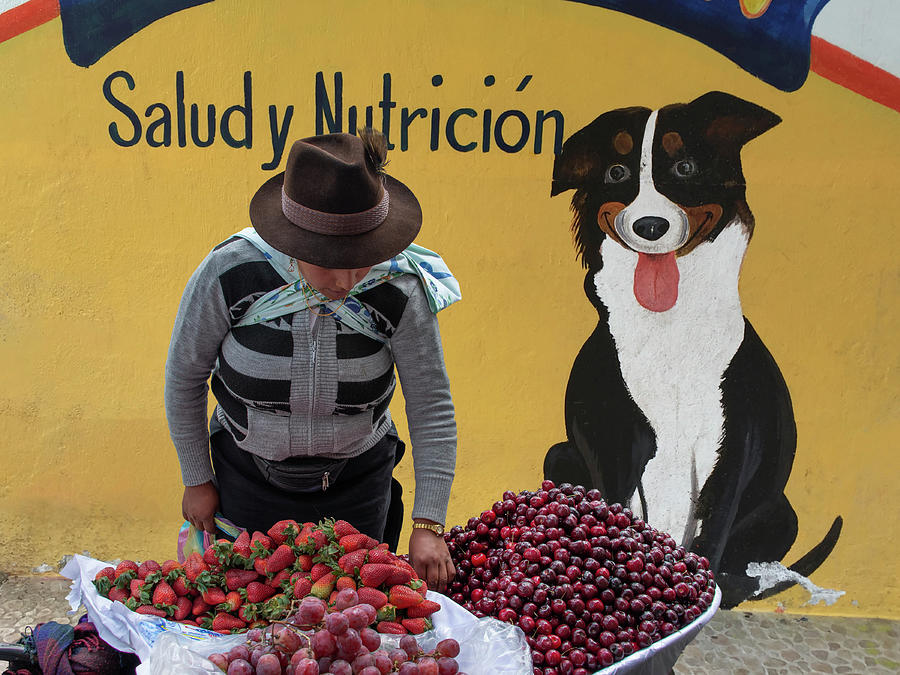 Fruit Photograph - Salud y Nutricion, Cuenca Ecuador 2016 by Michael Chiabaudo