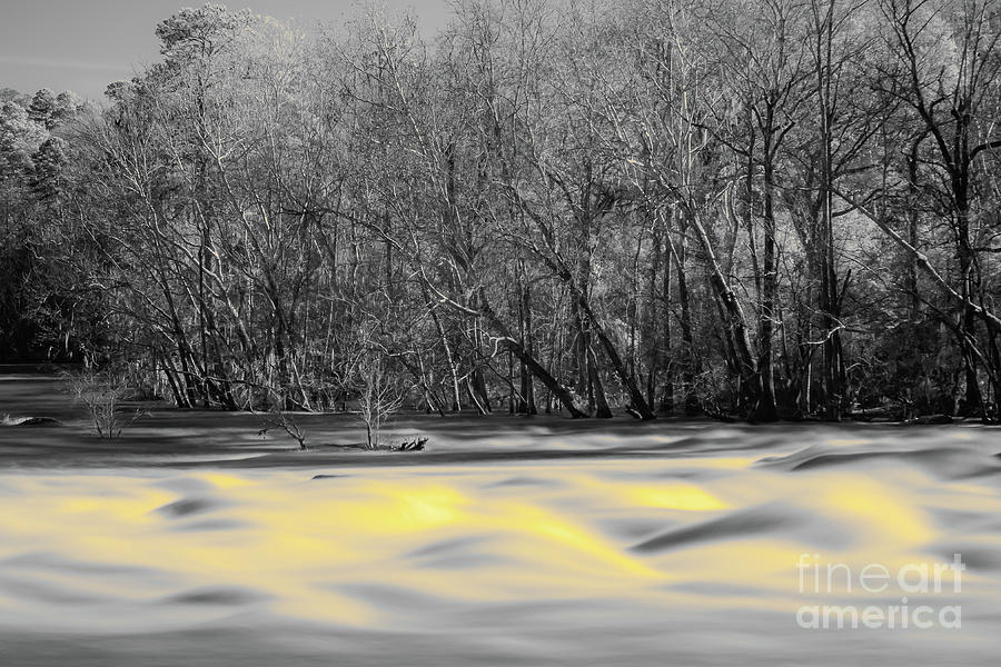 Saluda River Rapids-IR-1 Photograph by Charles Hite