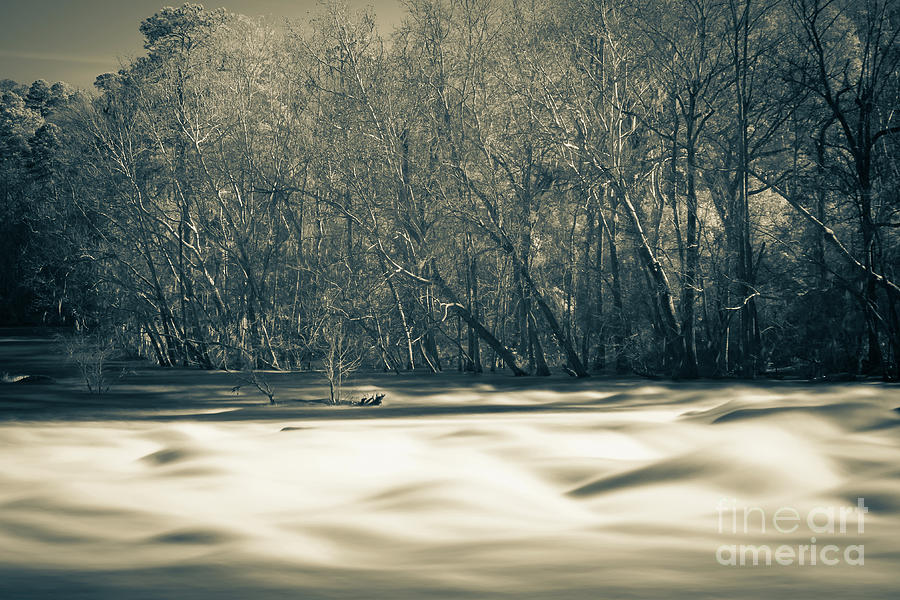 Saluda River Rapids-IR-2 Photograph by Charles Hite
