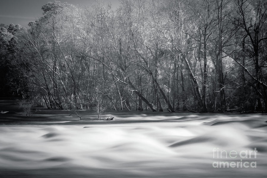 Saluda River Rapids-IR-3 Photograph by Charles Hite