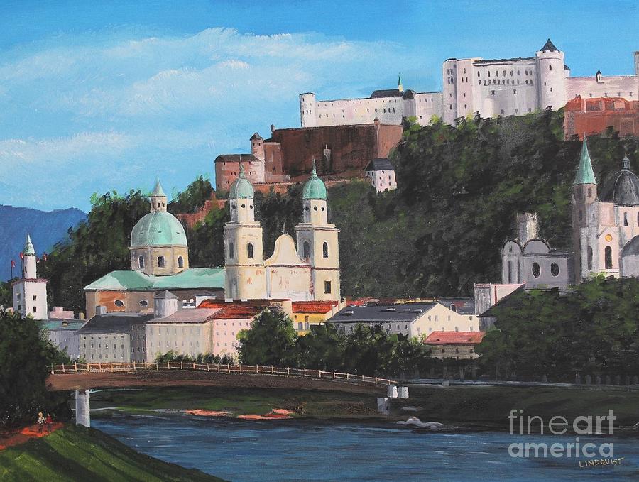 Salzburg Austria Painting - Salzburg, Austria by Tim Lindquist