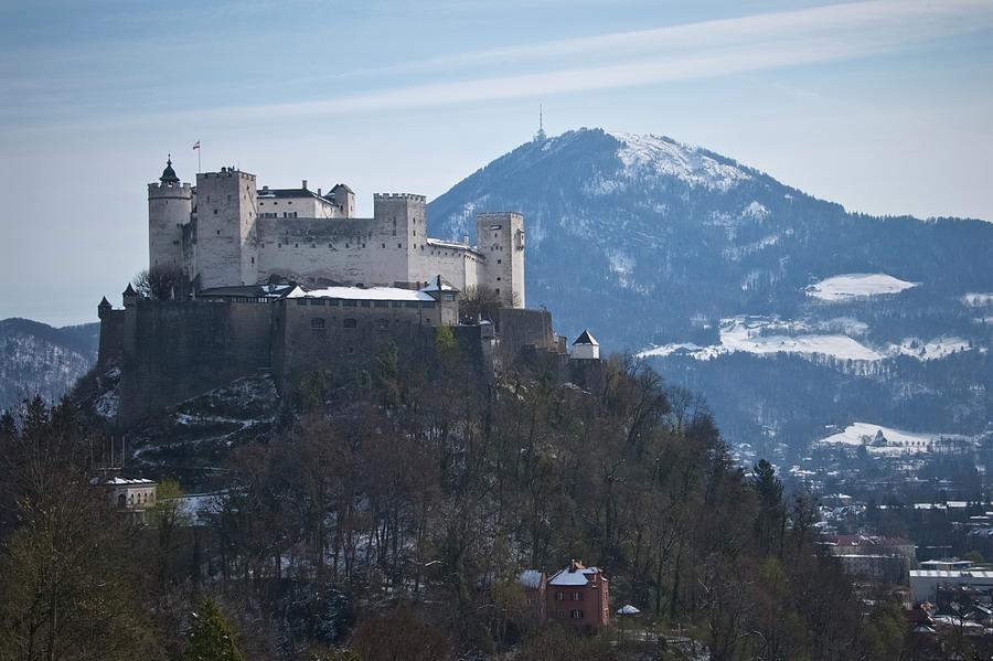 Salzburg Fortress and Gaisberg Photograph by Sean Hannon