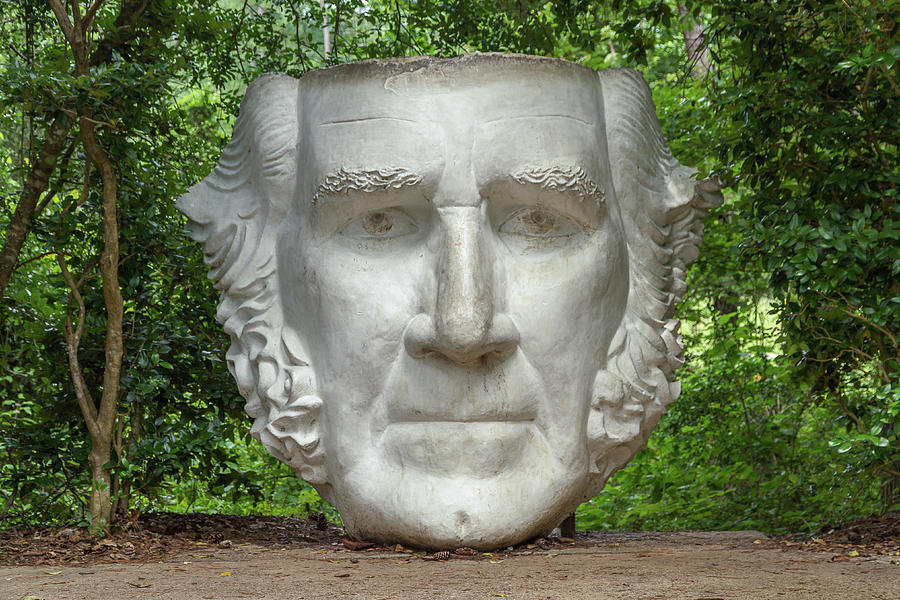 Sam Houston Statue Head Photograph by Tim Stanley