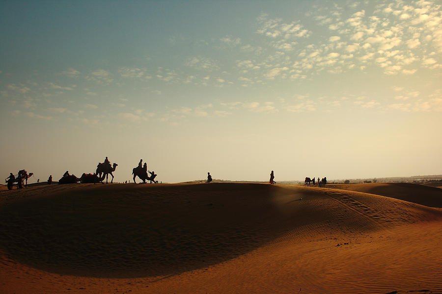 Sam Sand Dunes Photograph by Krishnendu Chatterjee
