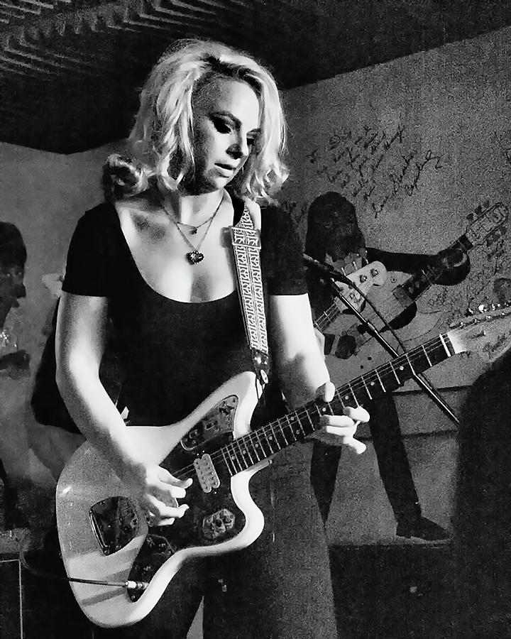 Samantha Fish B W Photograph by Michael Bashur Jr - Pixels