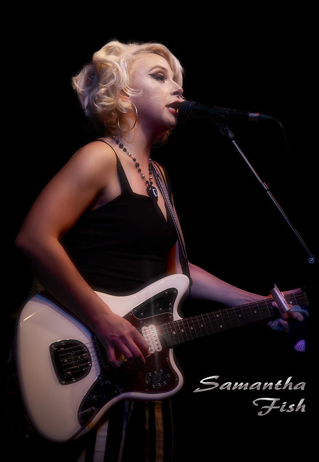 Samantha Fish Live on Stage Photograph by Micah Offman