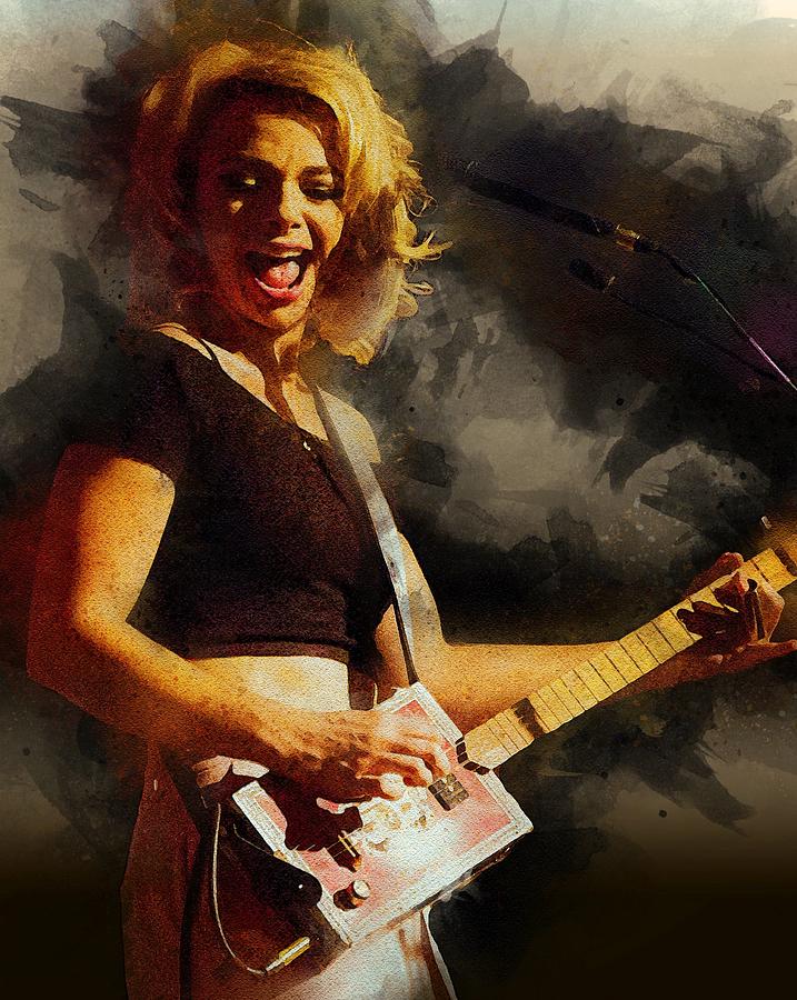 Samantha Fish Digital Art by Monty Beasley