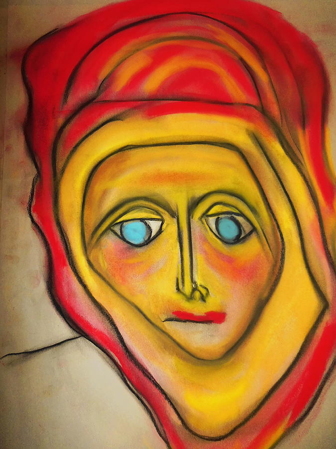 Samaritan Woman Pastel by Phil Gioldasis