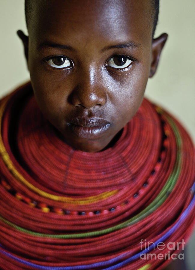Portrait Photograph - Samburu by Franck Metois