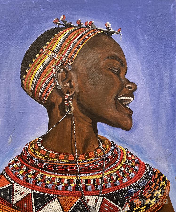 Samburu Painting by Olga Sama - Fine Art America