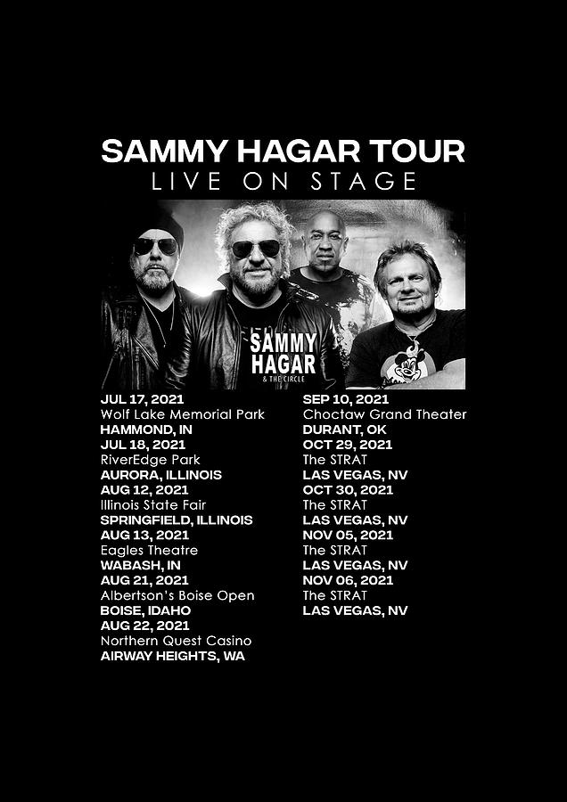 sammy Hagar tour Digital Art by Kambi Niah Fine Art America