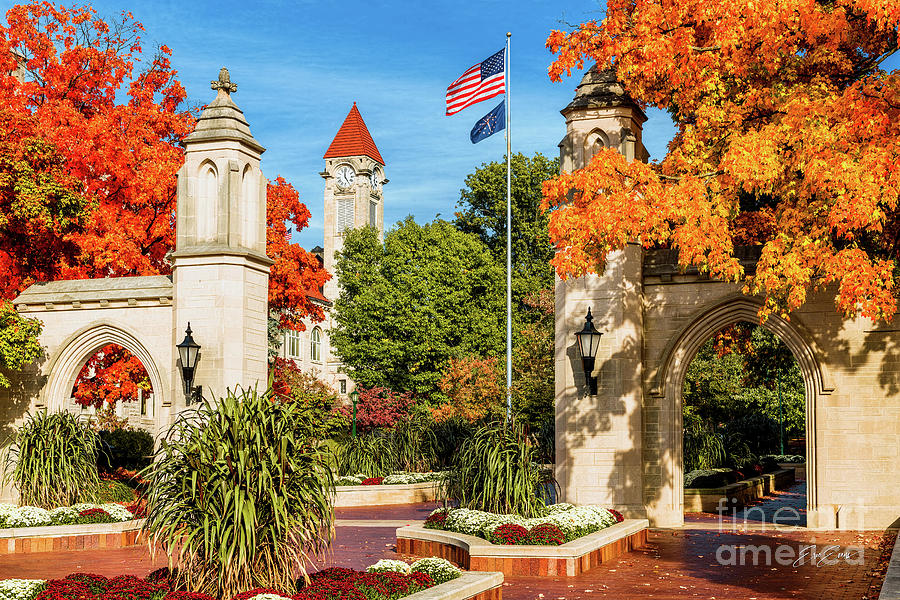 Sample Gates in the Fall Photograph by Aloha Art