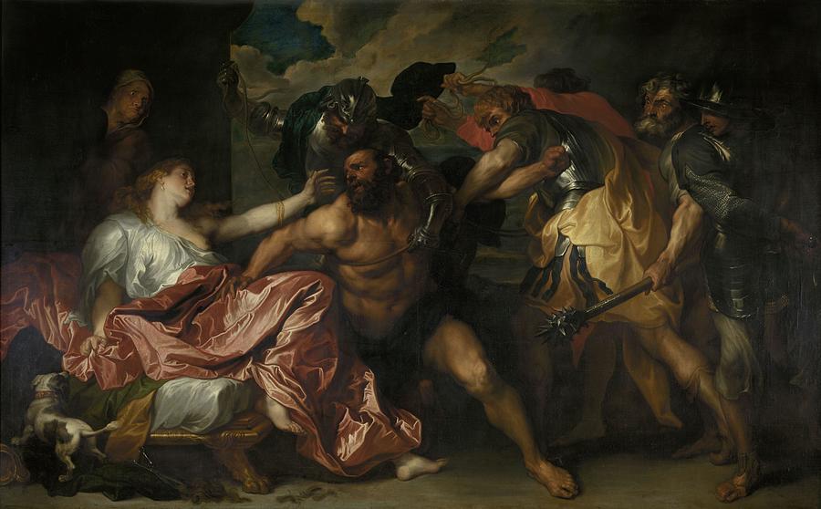 Samson and Delilah Painting by A | Pixels