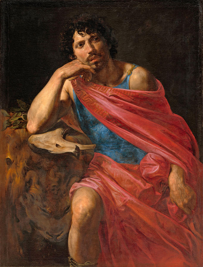 Samson Painting by Valentin de Boulogne