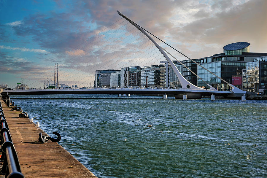 Samuel Beckett bridge Dublin Photograph by Chris Smith