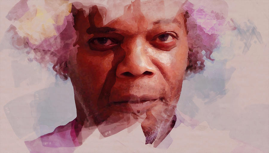 Samuel L  Mixed Media by Brian Reaves