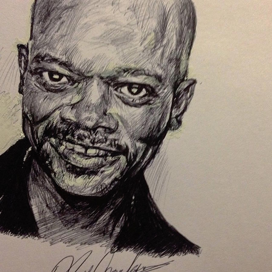 Samuel L. Jackson Drawing by Billy Jackson - Fine Art America