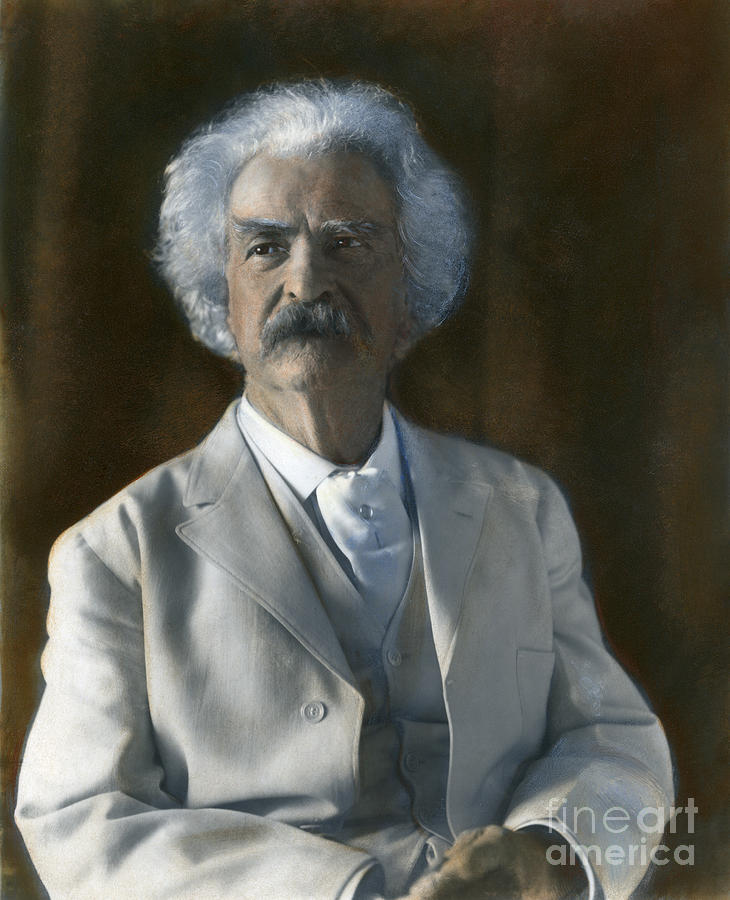 Samuel Langhorne Clemens - Mark Twain Photograph by Granger
