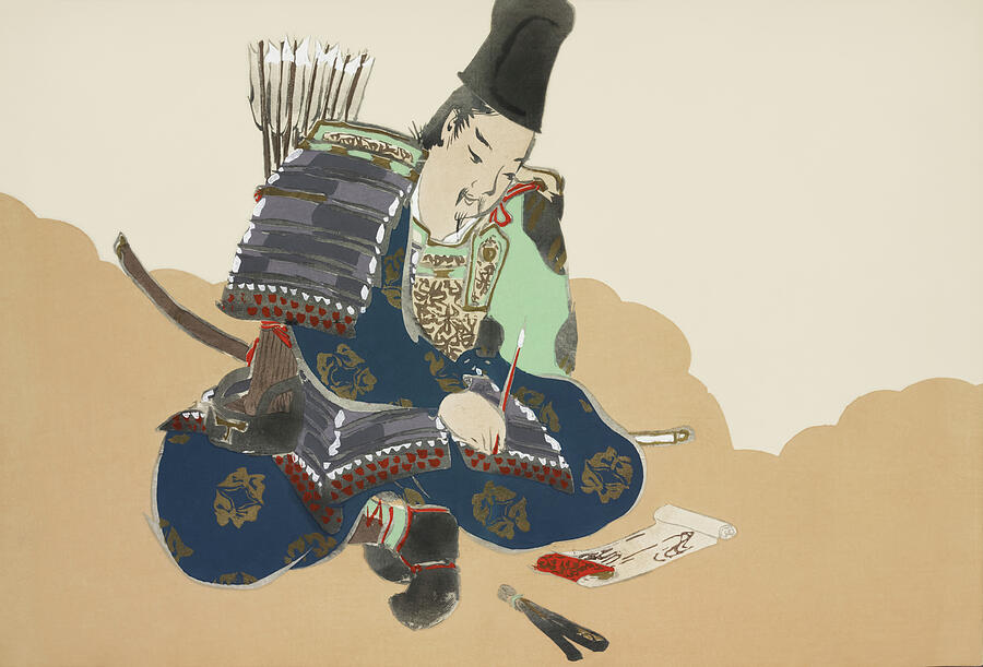 Kamisaka Sekka Painting - Samurai by Kamisaka Sekka by Mango Art