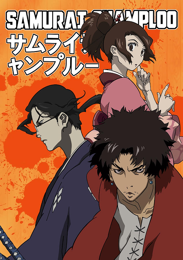 Samurai Champloo Crew 80s Tapestry - Textile by Butler Lee | Pixels