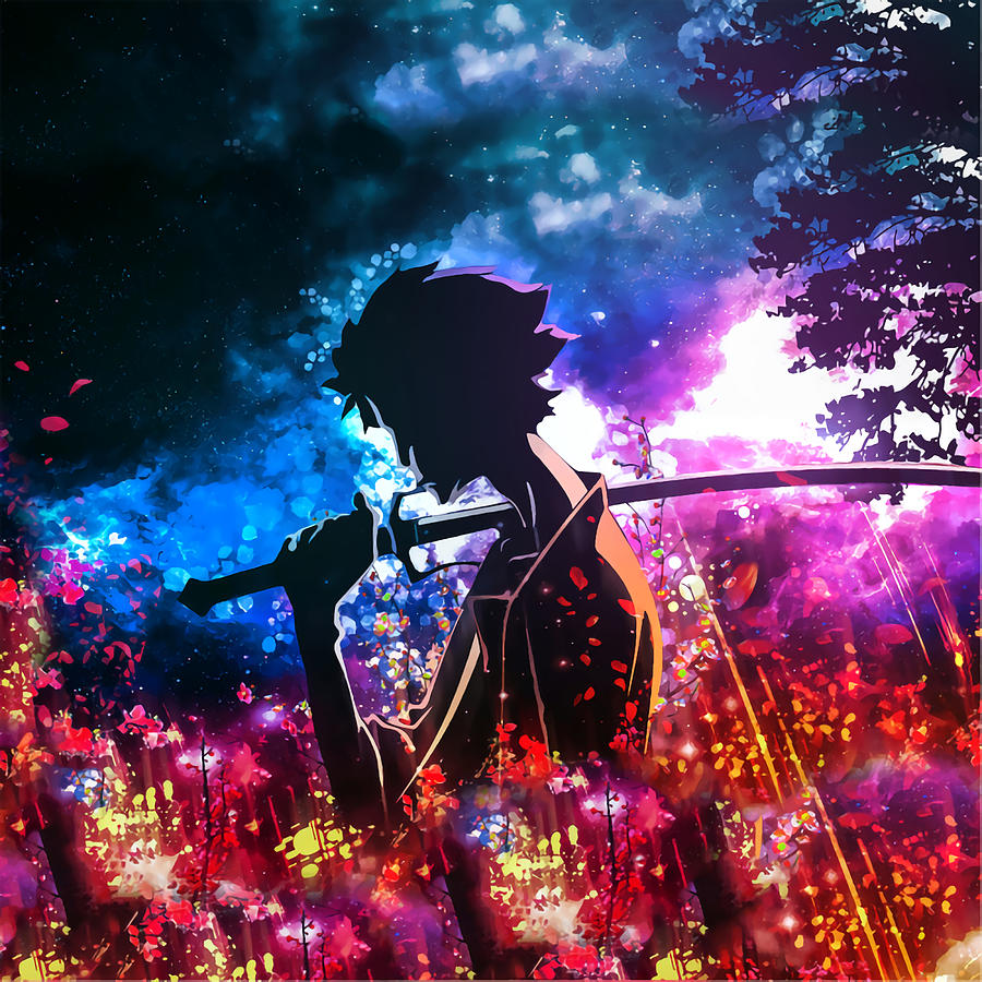 Samurai Champloo sky colors mugen hippie Painting by Jackson Matthews ...