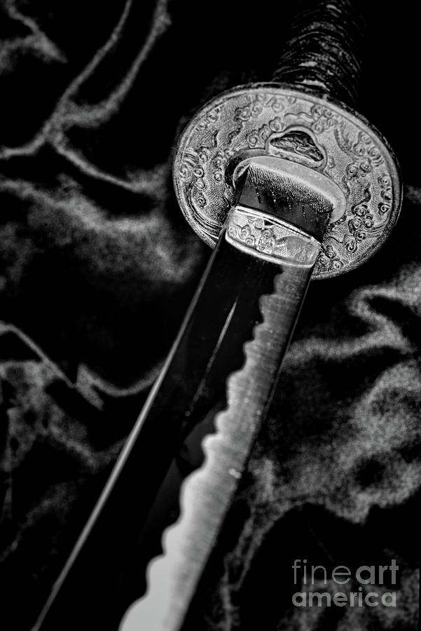 Samurai Katana Black And White Photograph By Paul Ward