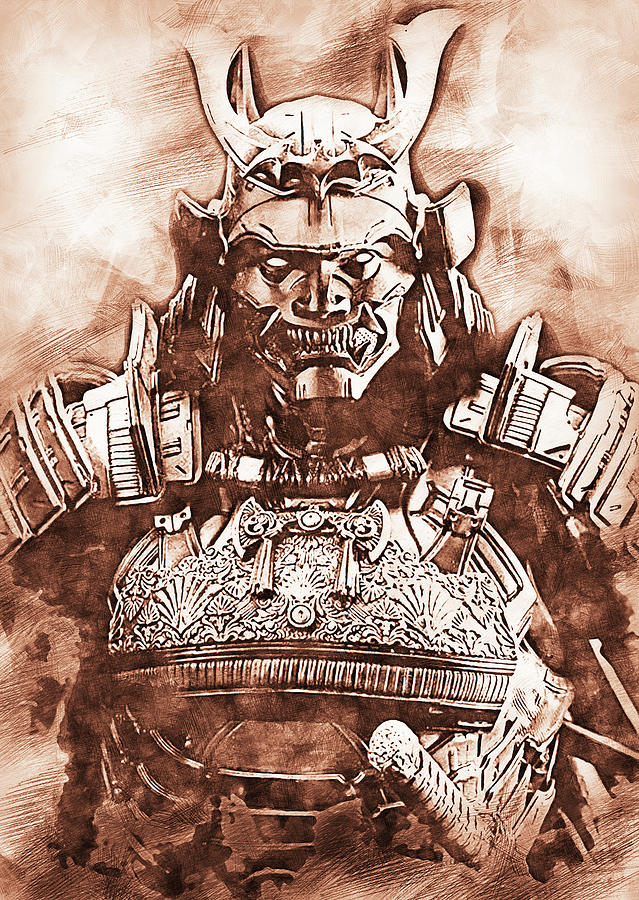 Warrior Art Knight Katana Samurai Drawing Clipart  Samurai Drawing HD Png  Download  Transparent Png Image  PNGitem