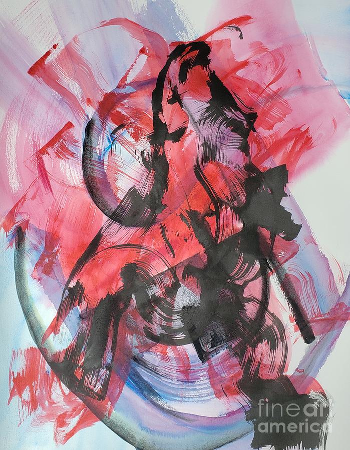 Samurai Warrior Painting by Lisa Debaets