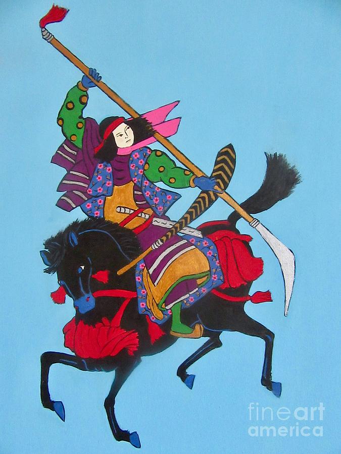 Samurai Warrior Painting by Stephanie Moore