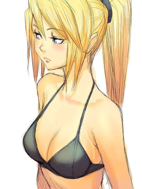 Samus Aran Bikini Metroid Drawing by Fumio Pixels