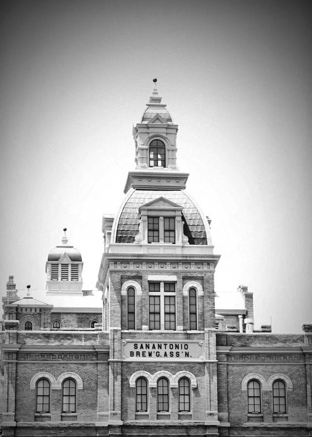 San Antonio Brewing Association BW Photograph by Mary Pille