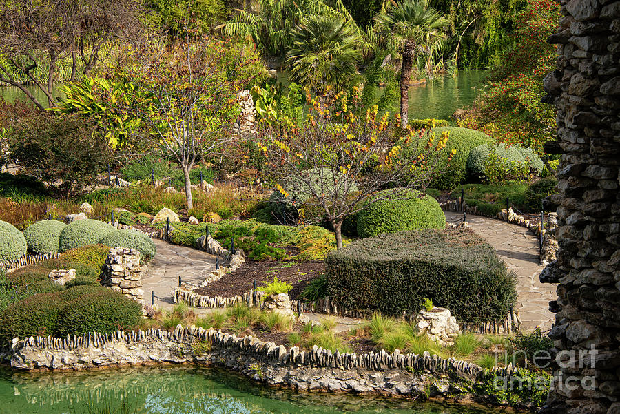 San Antonio Japanese Garden Landscape Three Photograph By Bob Phillips