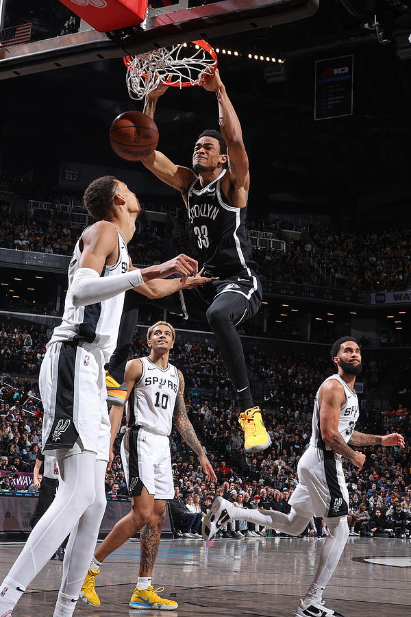 San Antonio Spurs v Brooklyn Nets Photograph by Nathaniel S. Butler