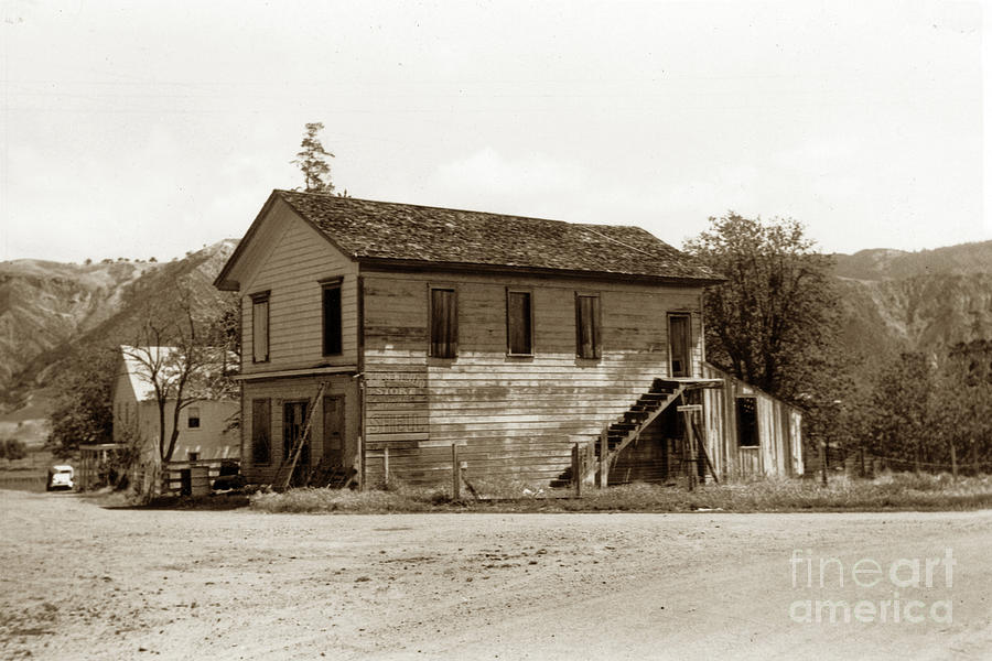 Hollister Photograph - San Benito Store, Hollister, California, Circa 1948 by Monterey County Historical Society