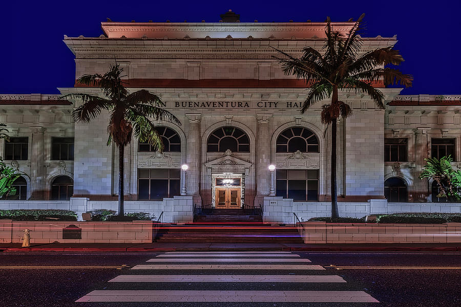 San Buenaventura City Hall CA Photograph by Susan Candelario