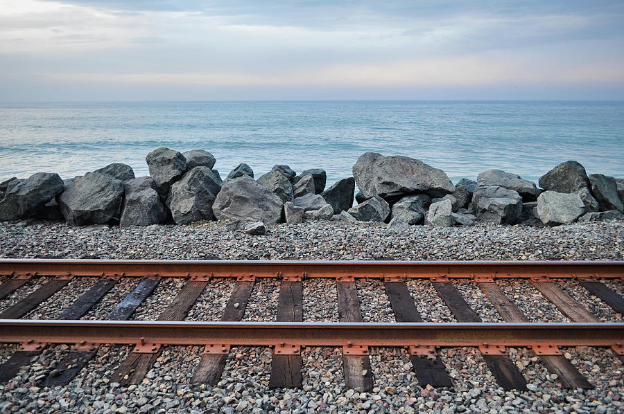 San Clemente Coast Railroad Photograph by Kyle Hanson