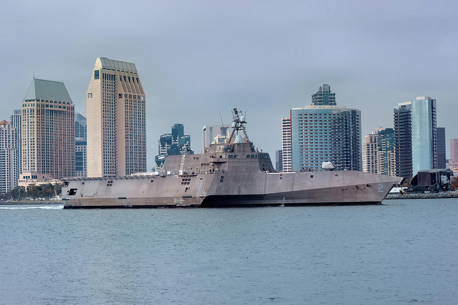 San Diego Bay Military Boat View Photograph by Cathy Anderson - Fine ...