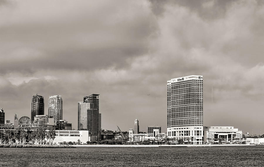San Diego Bay Mono Photograph by Cathy Anderson