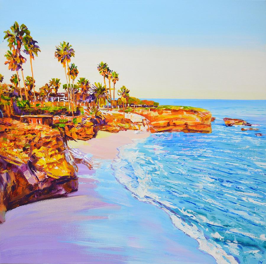 	San Diego Beach.California 5. Painting by Iryna Kastsova