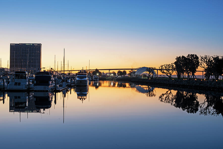 San Diego Marina at Sunrise San Diego CA Photograph by Toby McGuire