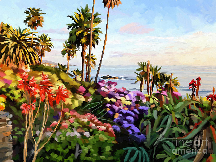San-Diego-park Digital Art by Tim Gilliland