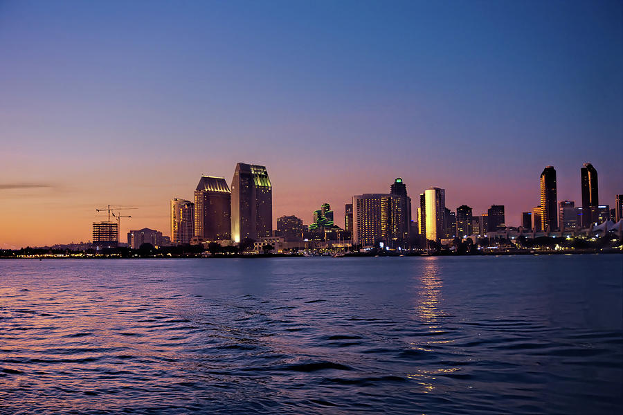 San Diego Skyline  Photograph by Cathy Anderson
