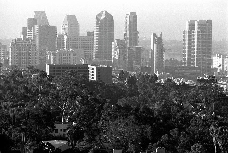 San Diego Skyline Photograph by Harold E McCray