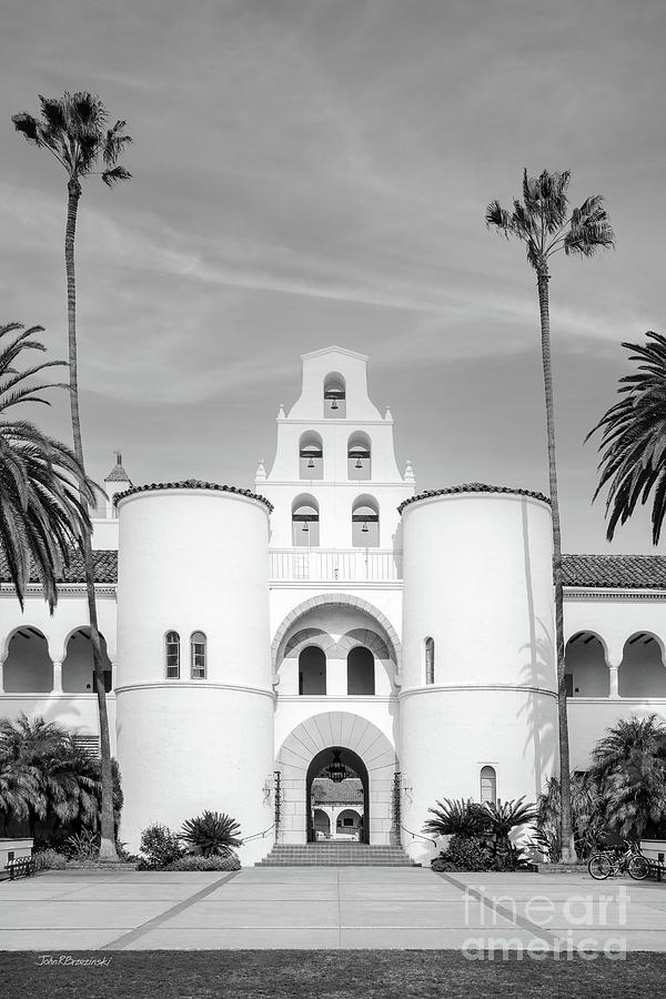 San Diego State University Hepner Hall Vertical Photograph by University Icons