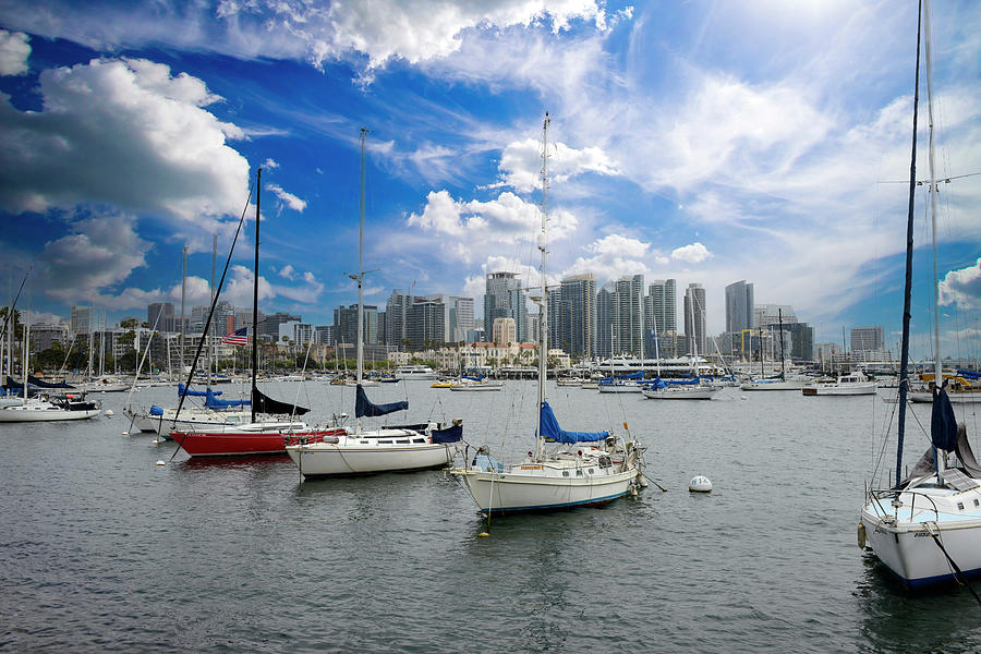 San Diego waterfront Photograph by Chris Smith