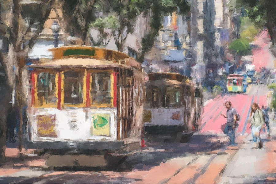 San Fran Painting by Gary Arnold