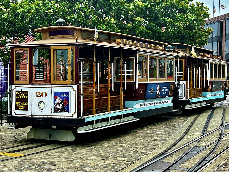 San Fran Trolly Car Photograph by Frozen in Time Fine Art Photography ...